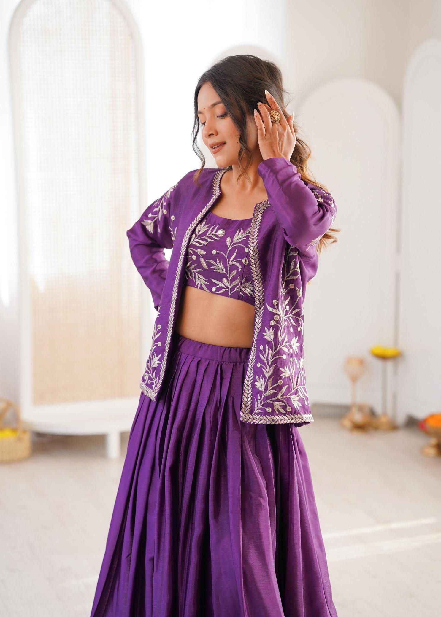 Boutique SP 67 Chinon Customized lehenga choli wholesale.